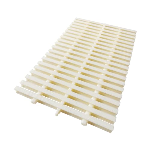 KKJPL Pool-Ablauf-Überlaufgitter, ABS-Kunststoff-Ablaufgitter, Bodenablaufabdeckung, for Überlaufgitter Im Innen- Und Außenbereich(20x100CM/10pieces) von KKJPL