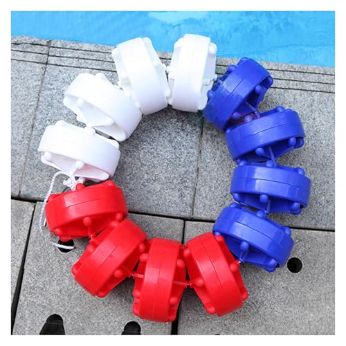 KKJPL Pool-Sicherheitstrennwand, Wellensicheres Bahnseil, Einfach Zu Montieren - Geeignet for Innen- Und Außenpools Zur Trennung Von Tiefen Und Flachen Pools(Steel,1m/3.3ft) von KKJPL