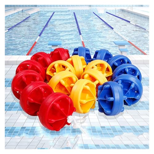 KKJPL Pool-Sicherheitstrennwand, Wellensicheres Bahnseil, Geeignet for Innen- Und Außenpools, Kann Tiefe Und Flache Pools Trennen(Steel,12m/40ft) von KKJPL