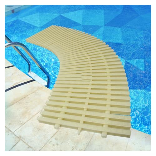 KKJPL Poolablauf-Überlaufgitter, Auslass-Ablaufgitterabdeckung for Oberirdische Pools Und Gehwege, Balkondusche(30x100CM/15pieces) von KKJPL