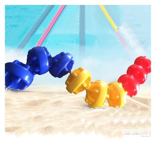 KKJPL Rennbahnleinen for Pools, Sicherheitstrennseile for Pools, Geeignet for Tiefe Und Flache Pools Im Innen- Und Außenbereich, (Nylon,15m/50ft) von KKJPL