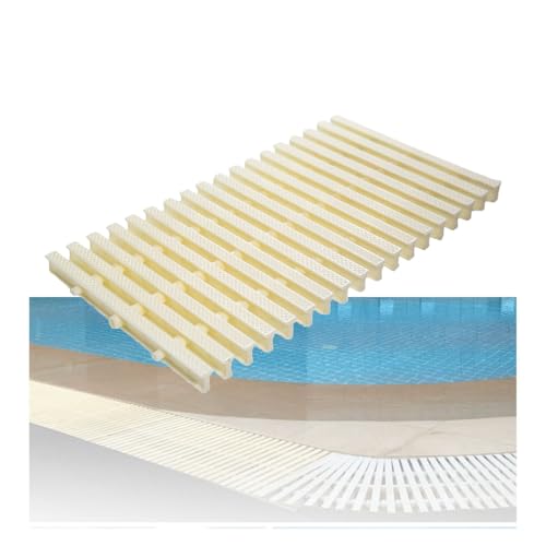 KKJPL Überlaufgitter for Poolabläufe, Duschablaufgitter, Kanalgitter for Einfahrten, Dachrinnen, Gitter, Terrassen, Pooldecks Und Gewerbeflächen(15x100CM/5pieces) von KKJPL
