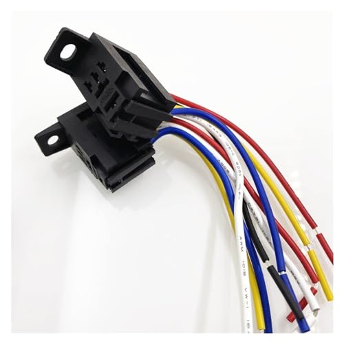 1 Stück Auto LKW Relais klein flach 12V24V40A Klimaanlage Scheinwerfer 4 Pins 5 Pins 80A High Power DC(5 wire single base) von KKKLMMTT