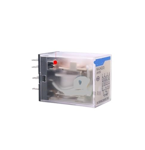 Kleines elektromagnetisches Zwischenrelais NXJ-2Z1 3Z 4Z 220V DC24V mit Licht 8 Pins MY4NJ(2 sets of 24VDC single relay) von KKKLMMTT
