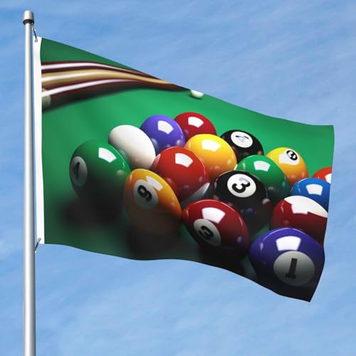 15,7 x 2,4 m große Flagge, doppelseitig, lebendige Gartenflaggen, Billard-Banner, Willkommensbanner mit Messingösen, Dekoration, Fotohintergrund für Hof, Veranda, Rasen 15,7 x 2,4 m große Flagge, doppelseitig, lebendige Gartenflaggen, Billard-Banner, Willkommensbanner mit Messingösen, Dekoration, Fotohintergrund für Hof, Veranda, Rasen von KKLWEGU