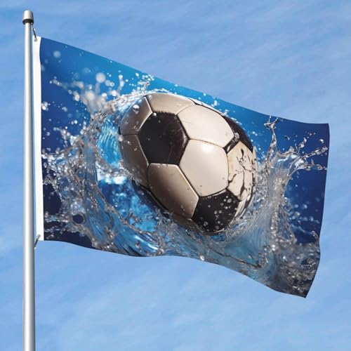15,7 x 2,4 m große Flagge, doppelseitig, lebendige Gartenflaggen, Fußball, Wasserbanner, Willkommensbanner mit Messingösen, Dekoration, Fotohintergrund für Hof, Veranda, Rasen 15,7 x 2,4 m große Flagge, doppelseitig, lebendige Gartenflaggen, Fußball, Wasserbanner, Willkommensbanner mit Messingösen, Dekoration, Fotohintergrund für Hof, Veranda, Rasen von KKLWEGU