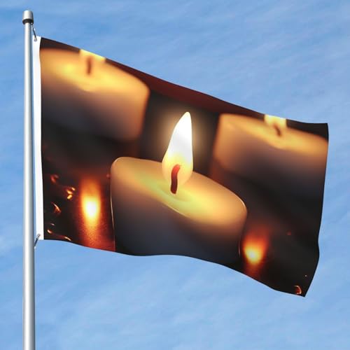 15,7 x 2,4 m große Flagge, doppelseitig, lebendige Gartenflaggen, Kerzenbanner, Willkommensbanner mit Messingösen, Dekoration, Fotohintergrund für Hof, Veranda, Rasen 15,7 x 2,4 m große Flagge, doppelseitig, lebendige Gartenflaggen, Kerzenbanner, Willkommensbanner mit Messingösen, Dekoration, Fotohintergrund für Hof, Veranda, Rasen von KKLWEGU