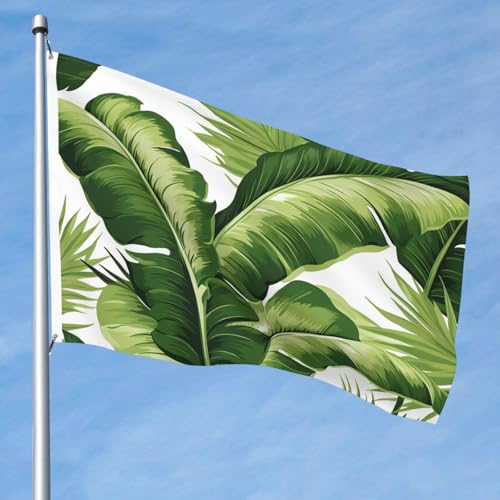 15,7 x 2,4 m große Flagge, doppelseitig, lebendige Gartenflaggen, niedliche grüne Palmenblätter, Banner, Willkommensbanner mit Messingösen, Dekoration, Fotohintergrund für Hof, Veranda, Rasen 15,7 x 2,4 m große Flagge, doppelseitig, lebendige Gartenflaggen, niedliche grüne Palmenblätter, Banner, Willkommensbanner mit Messingösen, Dekoration, Fotohintergrund für Hof, Veranda, Rasen von KKLWEGU