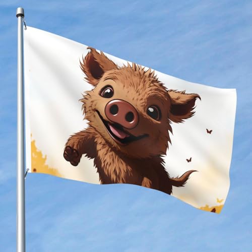 15,7 x 2,4 m große Flagge, doppelseitig, lebendige Gartenflaggen, springendes Wildschwein, Animationsbanner, Willkommensbanner mit Messingösen, Dekoration, Fotohintergrund für Hof, Veranda, Rasen 15,7 x 2,4 m große Flagge, doppelseitig, lebendige Gartenflaggen, springendes Wildschwein, Animationsbanner, Willkommensbanner mit Messingösen, Dekoration, Fotohintergrund für Hof, Veranda, Rasen von KKLWEGU