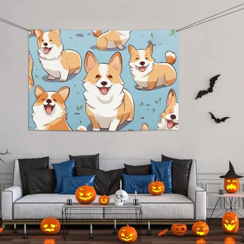 Corgi Muster Corgi Muster großes Banner Schild Party Dekor 119 x 180 cm personalisierte Wandbehang Hintergrund Banner Geburtstag Hofflagge Party Fotografie Hintergrund für Hochzeit Geburtstag Party Corgi Muster Corgi Muster großes Banner Schild Party Dekor 119 x 180 cm personalisierte Wandbehang Hintergrund Banner Geburtstag Hofflagge Party Fotografie Hintergrund für Hochzeit Geburtstag Party von KKLWEGU
