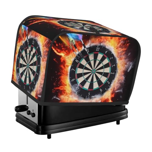 Dart Board 2 Scheiben Toaster Abdeckungen Staubdicht Spritzwassergeschützt Brotmaschine Abdeckung Fingerabdruck Schutz Kleine Waschbar Küchengeräte Abdeckung Universalgröße von KKLWEGU