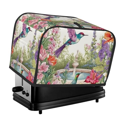 Garden With Birds And Flowers 2 Slice Toaster Covers Dustproof Splash-Proof Bread Machine Cover Fingerprint Protectors Small Washable Kitchen Appliance Cover Universal Size Garden With Birds And Flowers 2 Slice Toaster Covers Dustproof Splash-Proof Bread Machine Cover Fingerprint Protectors Small Washable Kitchen Appliance Cover Universal Size von KKLWEGU