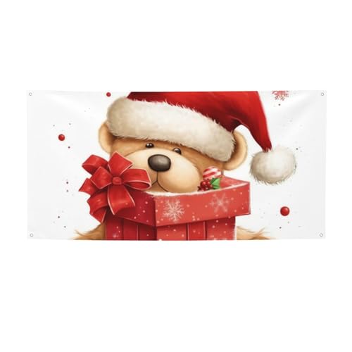 Kreatives Deko-Banner, Wandbehang, Banner, Weihnachtsmannmütze, Geschenk und Frohe Weihnachten, großes Party-Banner, Schild, Poster, Party-Hintergründe für Neujahr, Abschlussfeier, Hochzeit Kreatives Deko-Banner, Wandbehang, Banner, Weihnachtsmannmütze, Geschenk und Frohe Weihnachten, großes Party-Banner, Schild, Poster, Party-Hintergründe für Neujahr, Abschlussfeier, Hochzeit von KKLWEGU