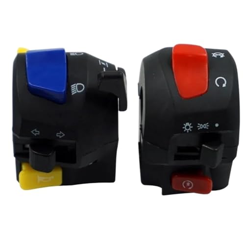 Steuerschalter für Motorradlenker 12V Universal Motorrad 22mm Lenker Control Schalter Horn Blinker Scheinwerfer Elektrische Start Kill Schalter Doppel Gas Für Suzuki Steuerschalter für Motorradlenker 12V Universal Motorrad 22mm Lenker Control Schalter Horn Blinker Scheinwerfer Elektrische Start Kill Schalter Doppel Gas Für Suzuki von KKMNAIF