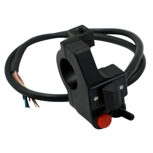 Steuerschalter für Motorradlenker 22mm 12V Scheinwerfer/Blinker/Hupe Motorrad Lenker MountPush Button Horn Strahl Drehen Schalter Für Scooter Dirt ATV von KKMNAIF