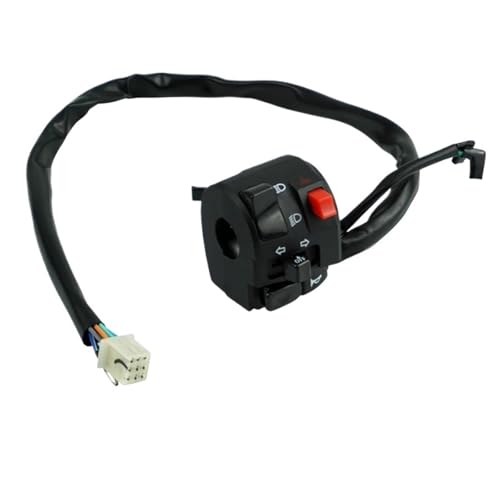 Steuerschalter für Motorradlenker 7/8 "22mm Motorrad Schalter Horn Blinker Elektrische Nebel Lampe Licht Overlight Start Töten Lenker Controller Schalter Taste(3) von KKMNAIF