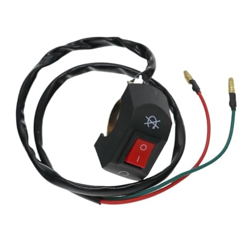 Steuerschalter für Motorradlenker 7/8" Motorrad 2,2 Cm Lenkerzubehör Unabhängiger Scheinwerferschalter/EIN-AUS Steuerschalter für Motorradlenker 7/8" Motorrad 2,2 Cm Lenkerzubehör Unabhängiger Scheinwerferschalter/EIN-AUS von KKMNAIF