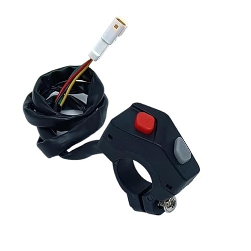 Steuerschalter für Motorradlenker Motorrad Elektrischer Flammendurchschlag Starter Stop ON/OFF Kill Switch Funktion Schalter Buttons Für TE FE FX von KKMNAIF