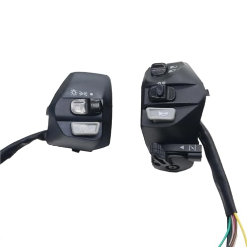 Steuerschalter für Motorradlenker Motorrad Schalter Hupe Taste Blinker Taste Schalter Steuerung Elektrische Fahrrad Roller Lenker Schalter Licht Steuerschalter für Motorradlenker Motorrad Schalter Hupe Taste Blinker Taste Schalter Steuerung Elektrische Fahrrad Roller Lenker Schalter Licht von KKMNAIF