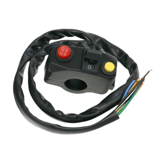 Steuerschalter für Motorradlenker Universal Motorrad Multi-funktion Scheinwerfer Blinker Horn Schalter Aluminium Legierung Blink 22mm Lenker Schalter Steuerschalter für Motorradlenker Universal Motorrad Multi-funktion Scheinwerfer Blinker Horn Schalter Aluminium Legierung Blink 22mm Lenker Schalter von KKMNAIF