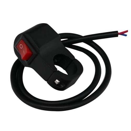Steuerschalter für Motorradlenker Universal Motorrad Schalter Motorrad 22mm Lenker Schalter Nebel Spot Licht EIN-AUS-Taste Sport Dirt Elektrische Fahrrad(3) von KKMNAIF