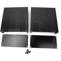 Kkmoon - Aluminium-Gehäuse für HiFi-Verstärker & GPS-Analysator (68x145x150mm) – Split-Design mit optimierter Kühlung – Robuster Aluminiumkörper für von KKMOON