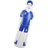 Aufblasbare Fußball-Trainingspuppe Tumbler Soccer - 0,35 m pvc Boxsack (40 x 160 cm) - Blau von KKMOON
