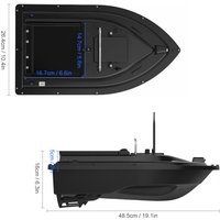 Kkmoon - D16B GPS-Köderboot mit XXL-Köderbehälter • 5200mAh Akku • 400-500m Fernsteuerung • Automatische Köderabgabe • Präzises GPS-Targeting • Kkmoon - D16B GPS-Köderboot mit XXL-Köderbehälter • 5200mAh Akku • 400-500m Fernsteuerung • Automatische Köderabgabe • Präzises GPS-Targeting • von KKMOON