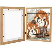Fotorahmentisch aus Holz, Holzfarbe 33243 von KKMOON