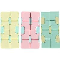 Kkmoon - 3er-Set Infinity Cube Anti-Stress-Würfel - Mattes Premium-Kunststoff-Design für Erwachsene & Kinder - Perfekt für Büro, Schule & Zuhause von KKMOON