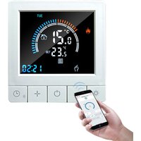 Kkmoon - K5 WiFi 16A Smart Elektroheizungsthermostat mit Programmierung und Kindersicherungsfunktion, 16A Elektroheizung von KKMOON