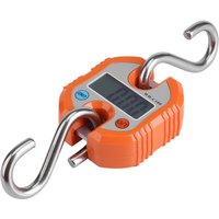 Kkmoon - Tragbare digitale Hängewaage Präzisions-Kranwaage mit lcd Display Mini-Aufhängwaage für Jagd, Camping, Industrie Robuster Haken (Orange) von KKMOON