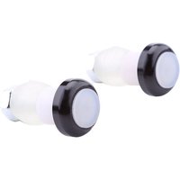 Set mit 2 LED-Fahrradlenkerlichtern - Schwarz mit integriertem Akku - Blinkfunktion für mehr Sicherheit - Einfache Montage an Lenkerenden - Bessere Set mit 2 LED-Fahrradlenkerlichtern - Schwarz mit integriertem Akku - Blinkfunktion für mehr Sicherheit - Einfache Montage an Lenkerenden - Bessere von KKMOON