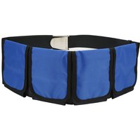 Tauchgürtel mit 4 Taschen (Blau) - Gewichtsgurt für Schnorcheln & Freitauchen - Oxford-Stoff mit verstellbarem Schnellverschluss - Inkl. von KKMOON