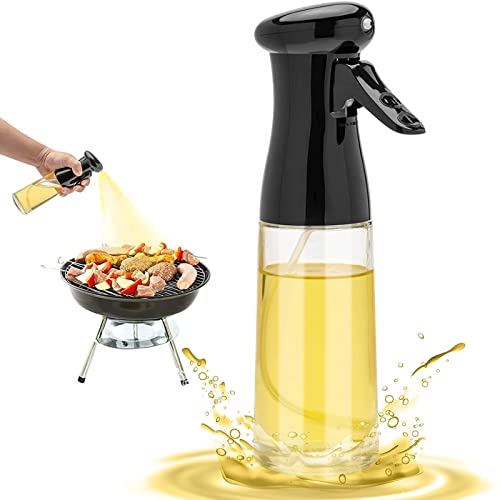 KKNE Ölsprüher 300ml Olivenöl spray, Premium Plastiköl Öl Sprühflasche geeignet zum Grillen mit Fritteuse, Backen, Salate von KKNE