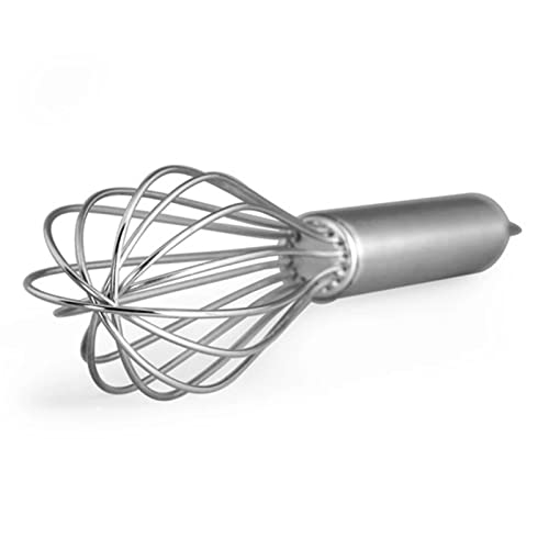 Edelstahl Ballondraht Handgemachter Eierquirl Küchenbräter Backform Milch Sahne Buttermixer (25 * 6 * 6cm) von KKPLO