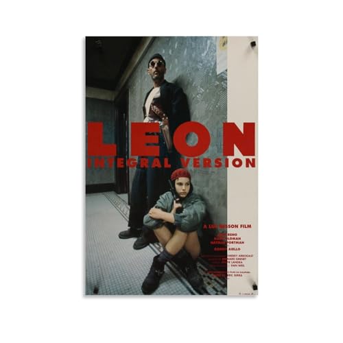 KKPLO Leon The Professional Poster, dekoratives Gemälde, Leinwand, Wandposter und Kunstdruck, modernes Familienschlafzimmer, Dekoration, Poster, 20 x 30 cm von KKPLO