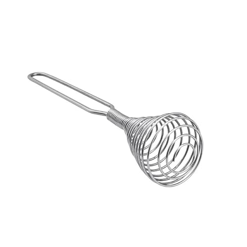 Spirale Eierstöschen aus Edelstahl, kompatibel mit Küchenmixer Mischwerkzeug Balloneier Rührwerkzeug Sahnerührer Küchenutensilien Eierwerkzeug (1 Stk.) von KKPLO