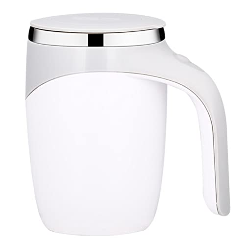 KKPLZZ Automatische magnetische Rührkaffeetasse, 380 ml elektrische Rührtasse Home Office Travel Auto Mixing Coffee Cup für heißen Kaffee Milchtee von KKPLZZ