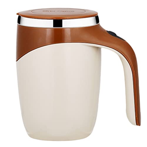 KKPLZZ Automatische magnetische Rührkaffeetasse, 380 ml elektrische Rührtasse Home Office Travel Auto Mixing Coffee Cup für heißen Kaffee Milchtee von KKPLZZ