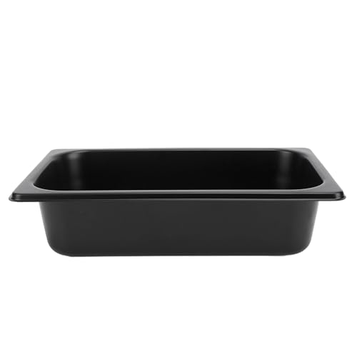 KKPLZZ RV Edelstahlspüle, Rechteckiges Handwaschbecken mit 40 Mm Abwasserauslass, für Küchenbad RV Yacht Boot (Sprühen Sie schwarzes GR -1465b) von KKPLZZ