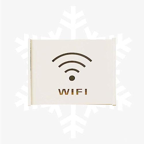 KKRANG Drahtloses Router-Regal, Wandaufbewahrungsbox für kabellosen Router, Hängeaufbewahrungsbox, A24 x 8,5 x 20 cm von KKRANG