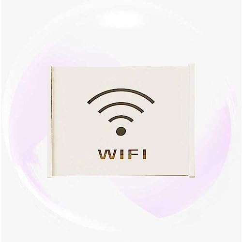 KKRANG Router-Box-Halterung, WiFi-Aufbewahrungsbox, Router-Regal, hängender Routerhalter, Aufbewahrungsbox für Router, A24 x 8,5 x 20 cm von KKRANG