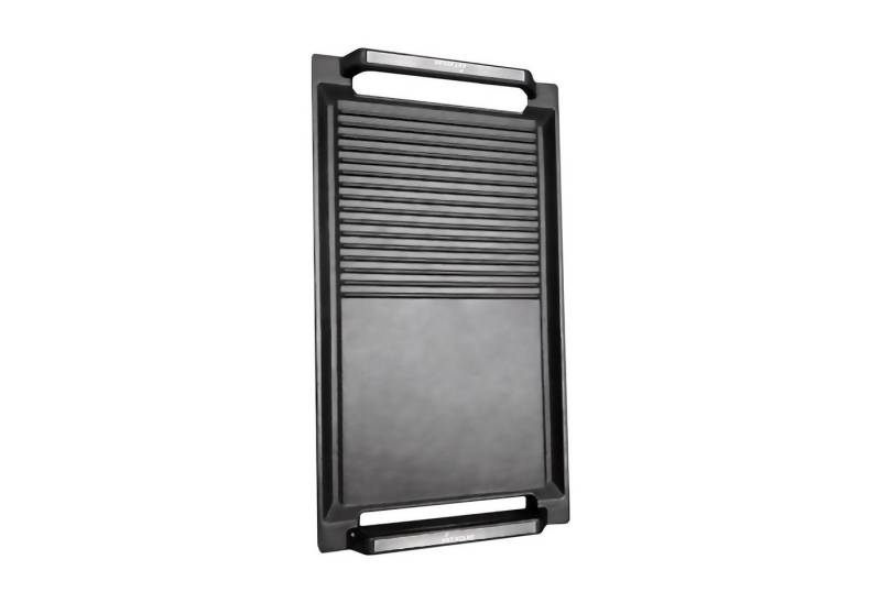KKT KOLBE Grillpfanne BBQ20 Grillplatte, für Induktionskochfelder, Riffeloberfläche, Aluminiumguss (1 x Grillplatte), für Induktionskochfelder / Riffeloberfläche / Antihaftbeschichtung von KKT KOLBE