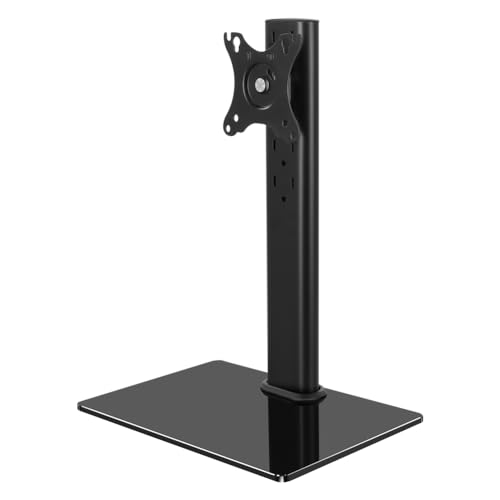 KKTONER Einzelner Computer Monitor Ständer Vesa Halterung für 13 Zoll bis 32 Zoll Bildschirm Höhenverstellbar Monitorhalterung schwenkbar Vesa 75 * 75mm/100 * 100mm von KKTONER