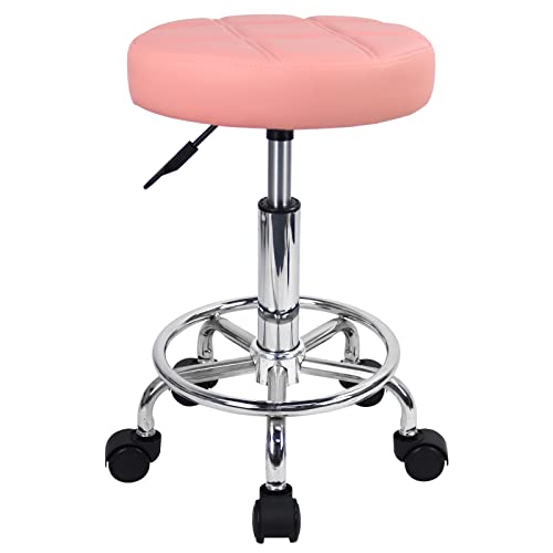 KKTONER Rollhocker mit Pedal (Rosa) von KKTONER