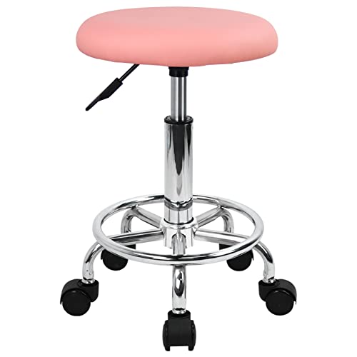 KKTONER Rollhocker mit Pedal (Rosa) von KKTONER