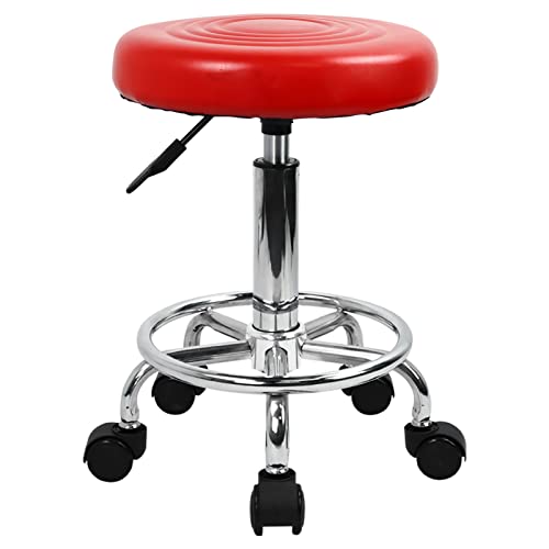 KKTONER Rollhocker mit Pedal (Rot) von KKTONER