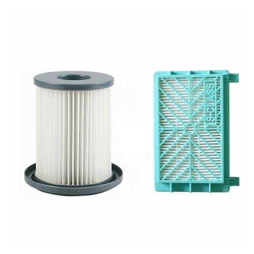 2 Stück/Set Staubsaugerfilterelement + Luftfilter, kompatibel mit Philips, FC8720, FC8724, FC8732, FC8734, FC8736, FC8738, FC8740, FC8748, Ersatz for Staubsaugerzubehör(A+B 2pcs) von KKUWVEAMP