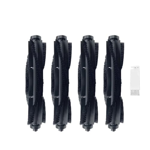 Hauptbürste, kompatibel mit VIomi, S9, kompatibel mit ROIDMI, EVE PLUS, waschbare Rollenbürste, Ersatzzubehör, Ersatzteile for Hauptbürste, Roboterstaubsauger(4PCS) von KKUWVEAMP